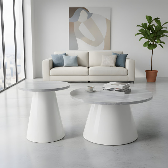 Metal Table Set - 2 Pcs